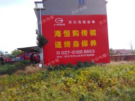 汝阳农村墙体广告给农村人民带来方便