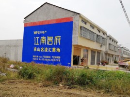 汝阳农村墙体广告在不同形式上面展现的不同特色
