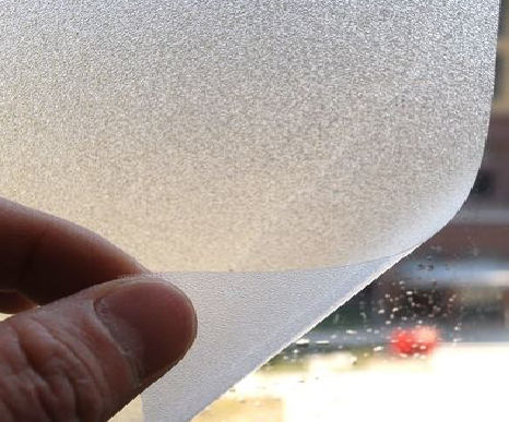 汝阳玻璃门外面粘广告用什么材料好？