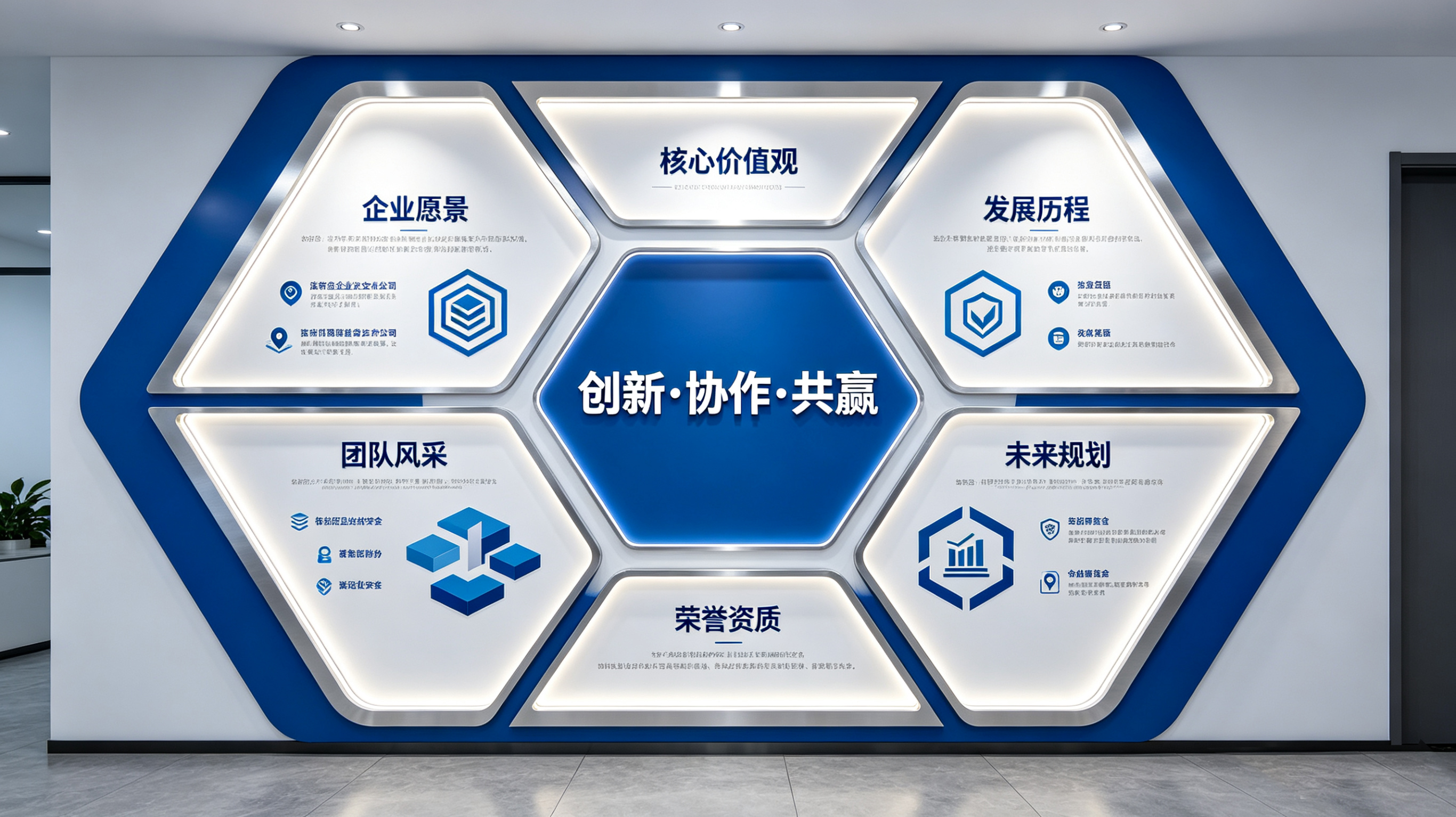汝阳企业文化墙六边形避坑指南（新手常犯5个错误）